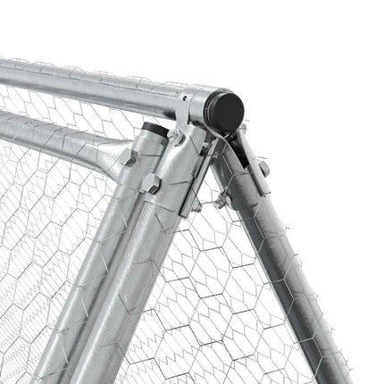 Cage Pour Poules Argenté Acier Galvanisé