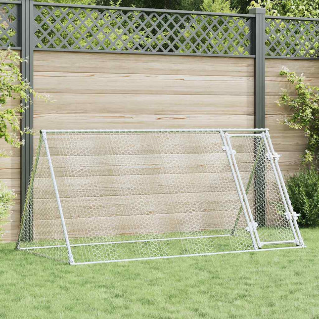 Cage Pour Poules Argenté Acier Galvanisé