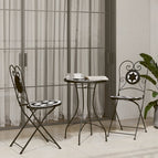 Noir et blanc / Table ronde / 3
