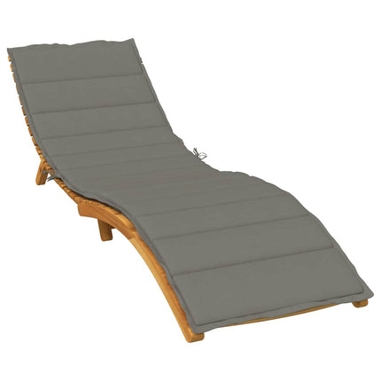 Coussin De Chaise Longue Gris Clair Mélangé Tissu