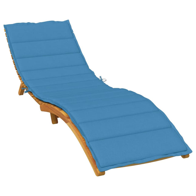 Coussin De Chaise Longue Gris Clair Mélangé Tissu