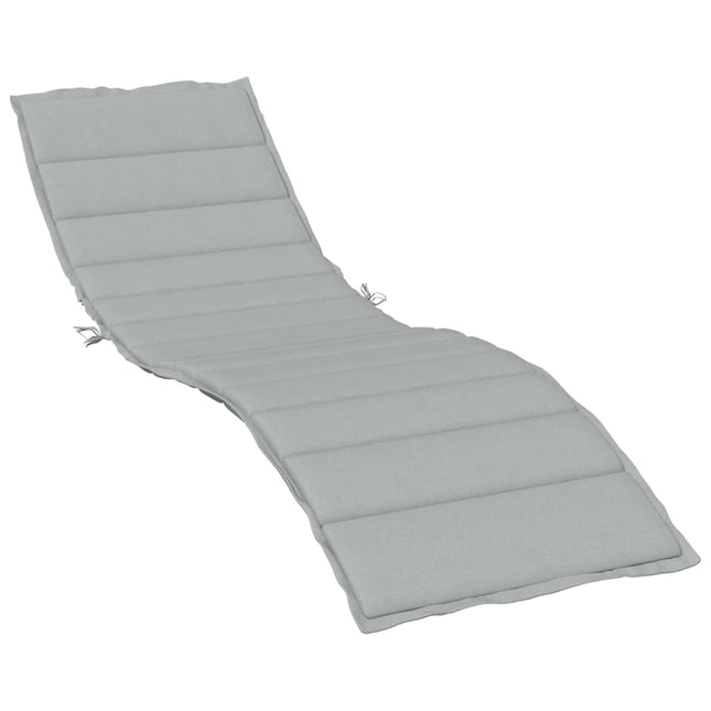Coussin De Chaise Longue Gris Clair Mélangé Tissu