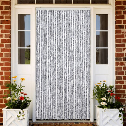 Moustiquaire Chenille Blanc Et Gris