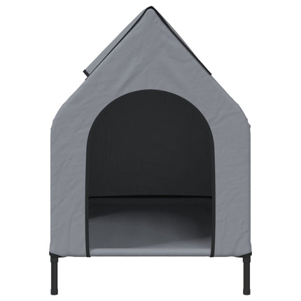 Niche Pour Chien Gris Clair Tissu Oxford Et Acier
