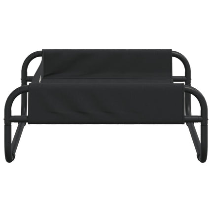 Lit Surélevé Pour Chien Anthracite Tissu Oxford Et Acier