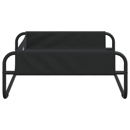 Lit Surélevé Pour Chien Anthracite Tissu Oxford Et Acier