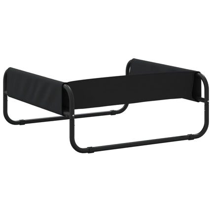 Lit Surélevé Pour Chien Anthracite Tissu Oxford Et Acier