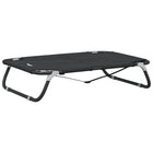 Lit Pour Chien Pliable Anthracite Tissu Oxford Et Acier