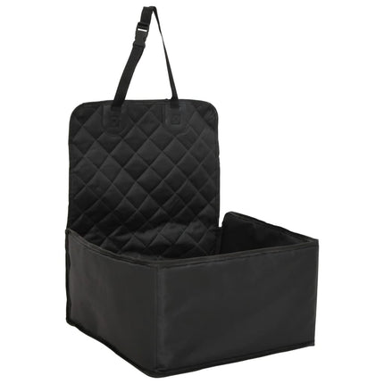 Siège De Voiture Pour Chien Noir 45X45X25/55 Cm