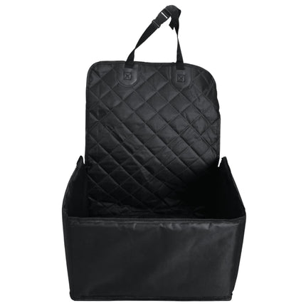 Siège De Voiture Pour Chien Noir 45X45X25/55 Cm