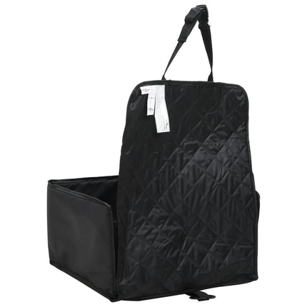 Siège De Voiture Pour Chien Noir 45X45X25/55 Cm