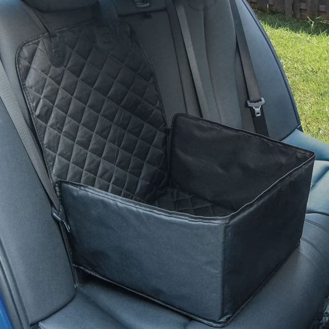 Siège De Voiture Pour Chien Noir 45X45X25/55 Cm