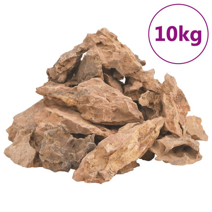 Pierres À Lave 10 Kg Marron 1-10 Cm