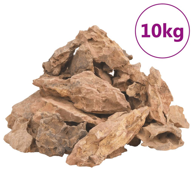 Pierres À Lave 10 Kg Marron 1-10 Cm