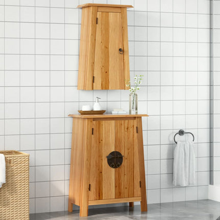 Ensemble De Salle De Bains 5 Pcs Pinède Solide