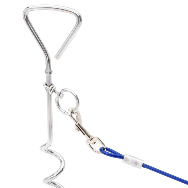 Câble D'attache Pour Chien Avec Piquet De Sol