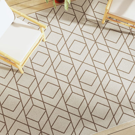 Tapis Intérieur Extérieur À Poils Courts Antidérapant