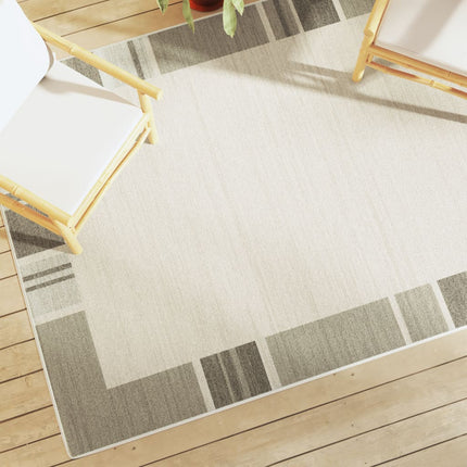 Tapis Intérieur Extérieur À Poils Courts Antidérapant