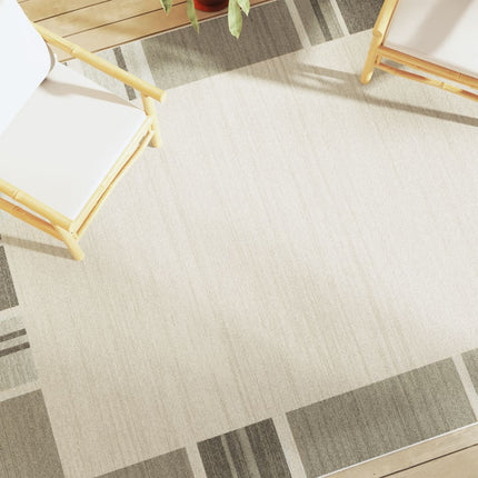 Tapis Intérieur Extérieur À Poils Courts Antidérapant