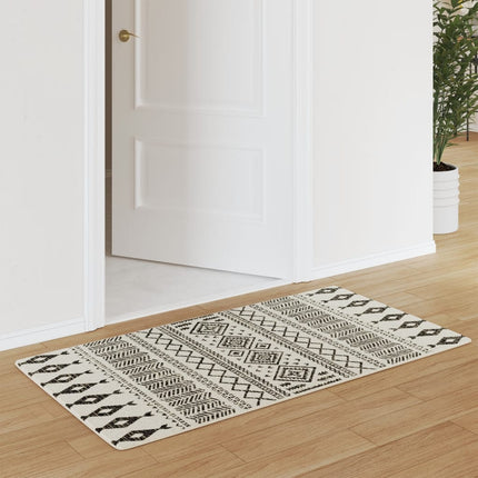 Tapis Intérieur Extérieur À Poils Courts Antidérapant