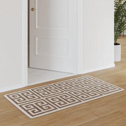 Tapis Intérieur Extérieur À Poils Courts Antidérapant