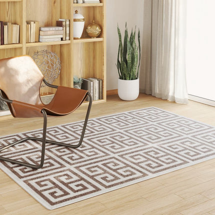 Tapis Intérieur Extérieur À Poils Courts Antidérapant