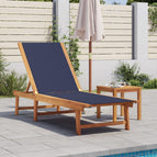Bleu / Chaise longue / 1
