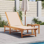 Crème / Chaise longue   table / 1