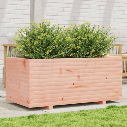 Jardinière 90X40X26,5 Cm Bois Massif De Douglas Douglas Naturel