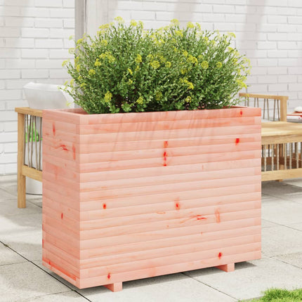 Jardinière 90X40X26,5 Cm Bois Massif De Douglas Douglas Naturel