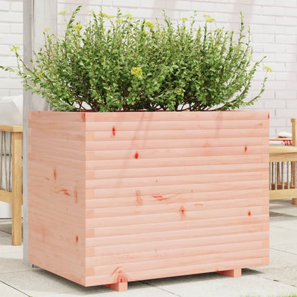 Jardinière 90X40X26,5 Cm Bois Massif De Douglas Douglas Naturel