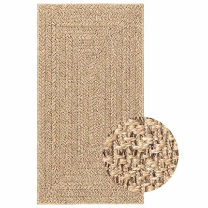 Tapis Zizur Aspect De Jute Intérieur Extérieur Beige