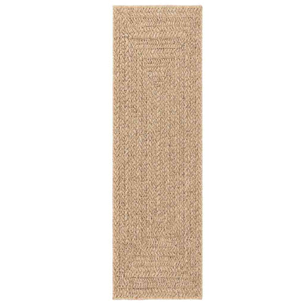 Tapis Zizur Aspect De Jute Intérieur Extérieur Beige