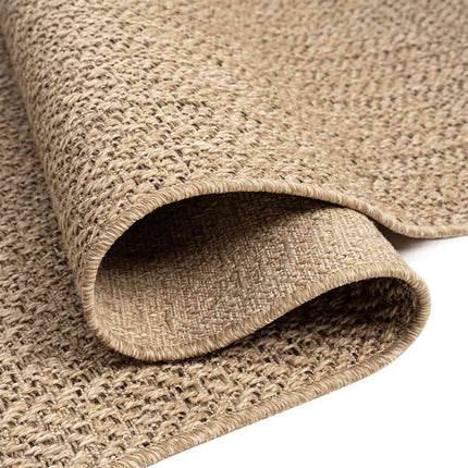 Tapis Zizur Aspect De Jute Intérieur Extérieur Beige