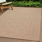 Tapis Zizur Aspect De Jute Intérieur Extérieur Beige