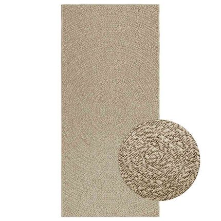 Tapis Zizur Aspect De Jute Intérieur Extérieur Beige