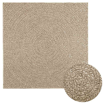 Tapis Zizur Aspect De Jute Intérieur Extérieur Beige