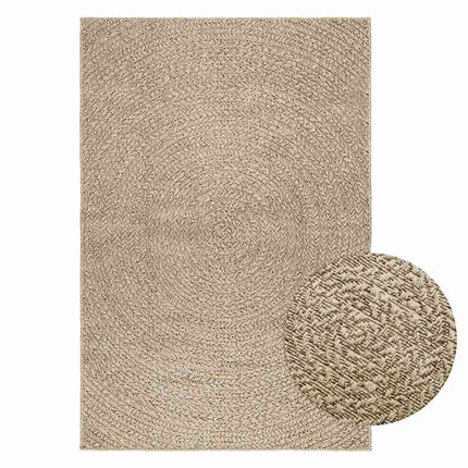 Tapis Zizur Aspect De Jute Intérieur Extérieur Beige