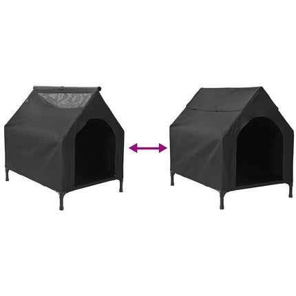 Maison Pour Chien En Tissu Oxford Et Acier
