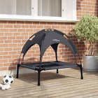 Lit Surélevé Pour Chien Tissu Polyester, Cadre En Métal