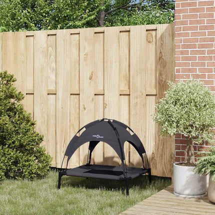 Lit Surélevé Pour Chien Tissu Polyester, Cadre En Métal