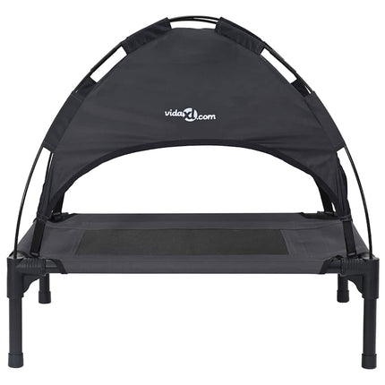 Lit Surélevé Pour Chien Tissu Polyester, Cadre En Métal