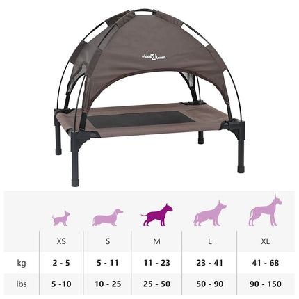 Lit Pour Chien Surélevé Métal Pliable