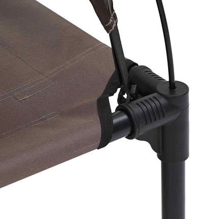Lit Pour Chien Surélevé Avec Auvent Amovible L Acier