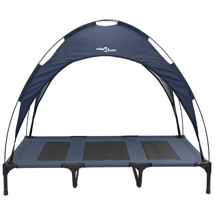 Lit Surélevé Pour Chien Avec Toit Amovible Xl Acier
