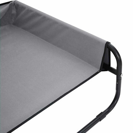 Lit Pour Chien Surélevé M Tissu Oxford Et Acier