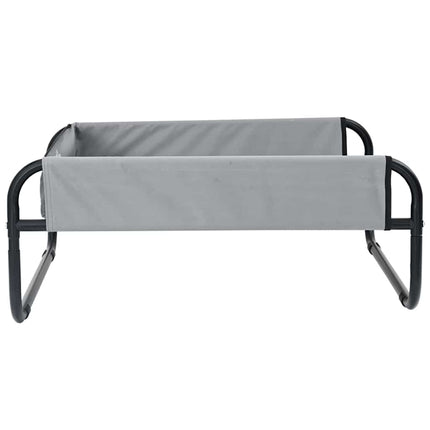 Lit Pour Chien Surélevé M Tissu Oxford Et Acier
