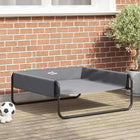 Lit Pour Chien Surélevé L Tissu Oxford Et Acier