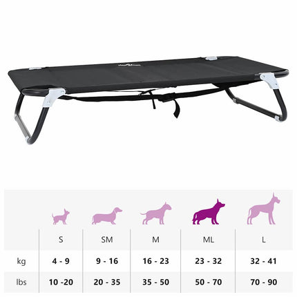 Lit Pour Chien Pliable Ml Tissu Oxford Et Acier