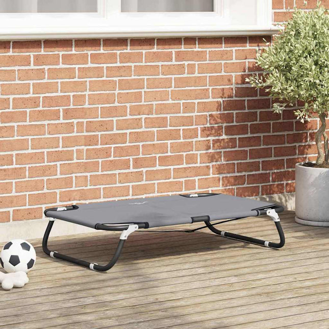 Lit Pliable Pour Chien M En Tissu Oxford Et Acier